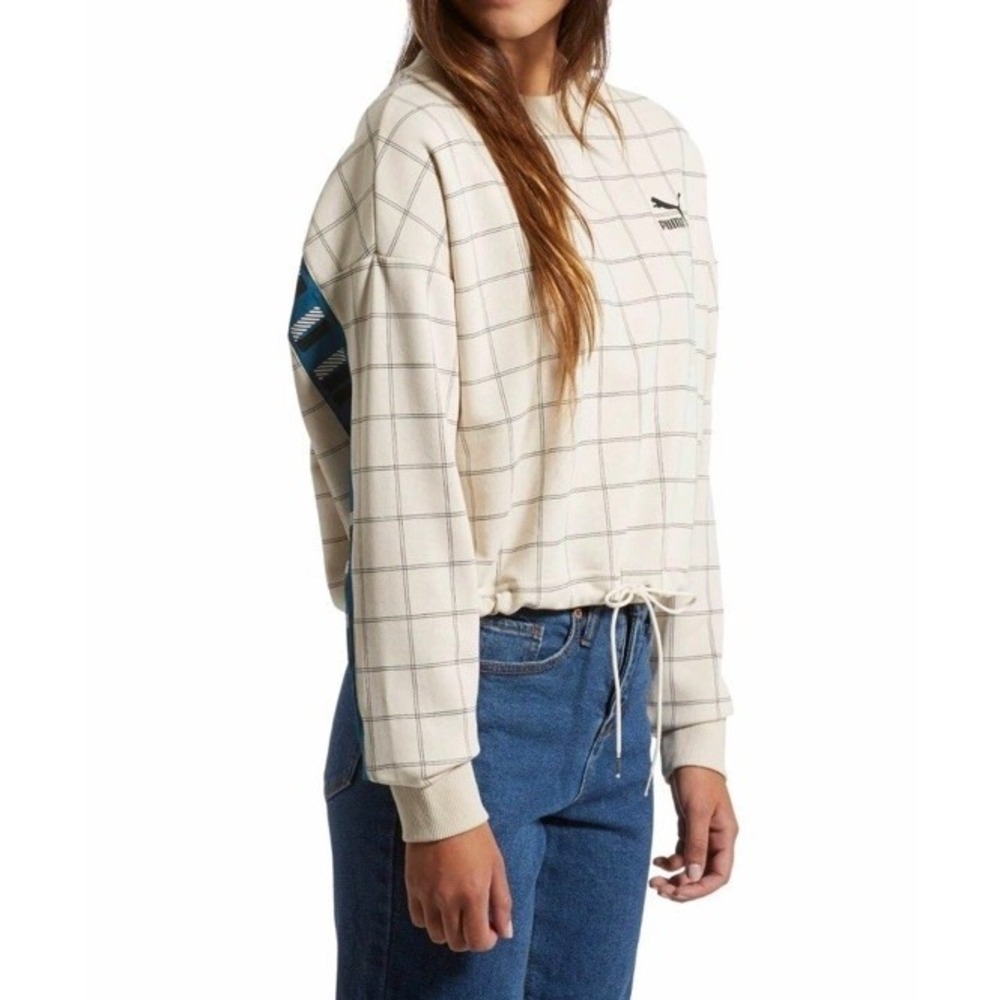 [578338-02] Womens‎ Puma Revolt Crew Sweat Logo Sweatshirt Small